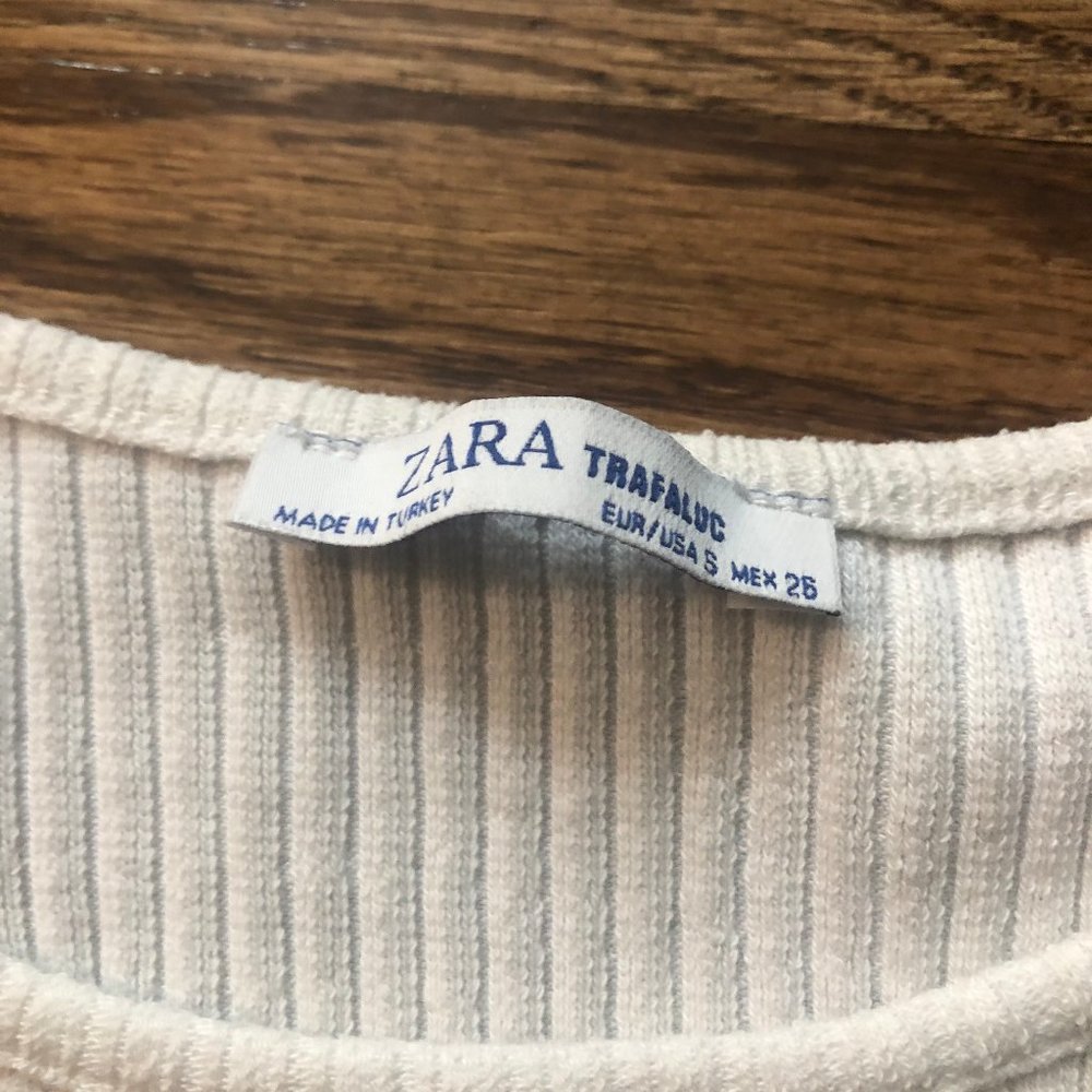 Zara Trafaluc Lacy Tank Top Small - Picture 2 of 5